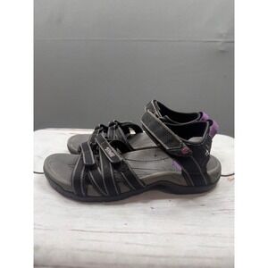 Teva Tirra Womens Black Purple Hiking‎ Water Sandals 4266 Mens 6 EU 37